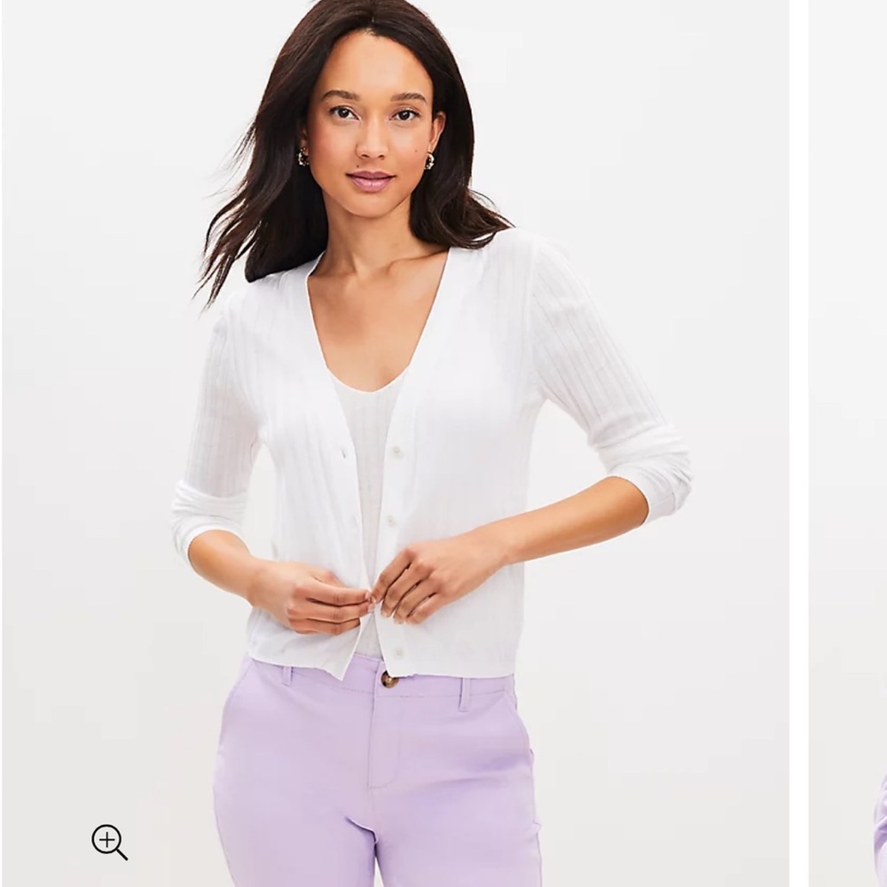 Loft Ribbed Cardigan
